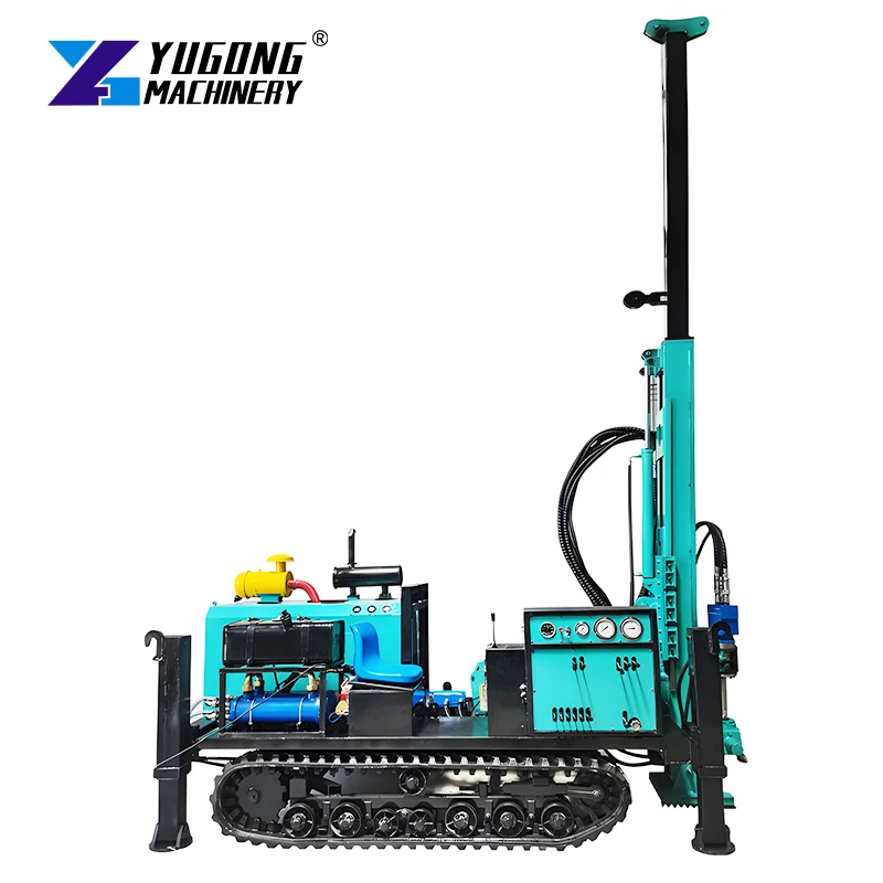 Portable SPT Hard Rock Exploration Hydraulic Crawler Core Drilling Rig