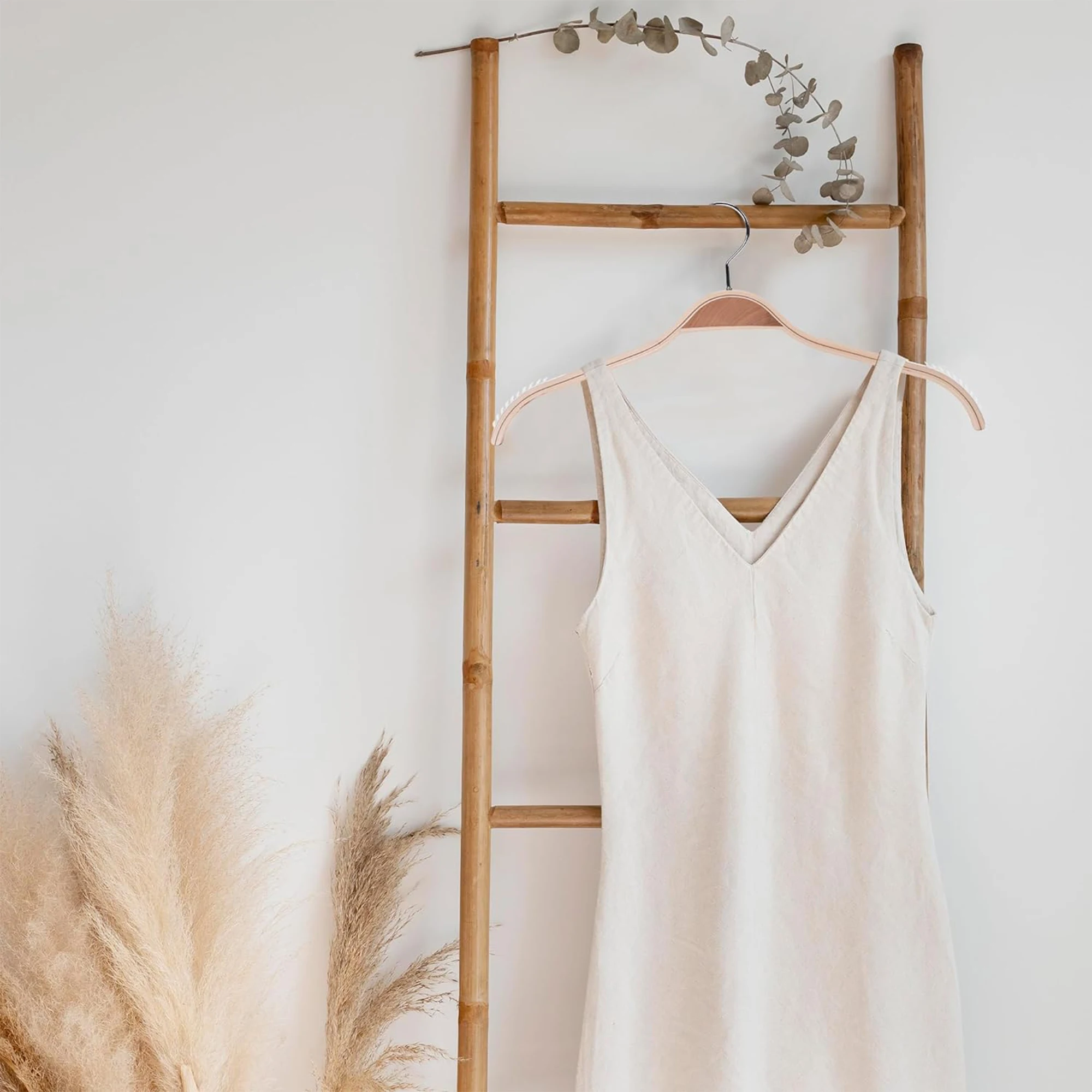 High-Grade Bamboo Wooden Coat Hangers Clothes Shirts Hanger Strong Coats Home Suit Hanger For Closet Wardrobe Bedroom