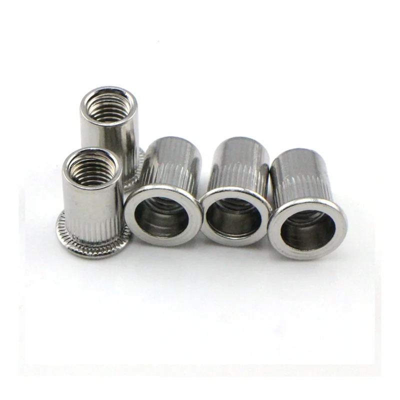 M6 M8 M10 1/4-20 Nickel Flat Head Hex Socket Sleeve Nut axle sleeve