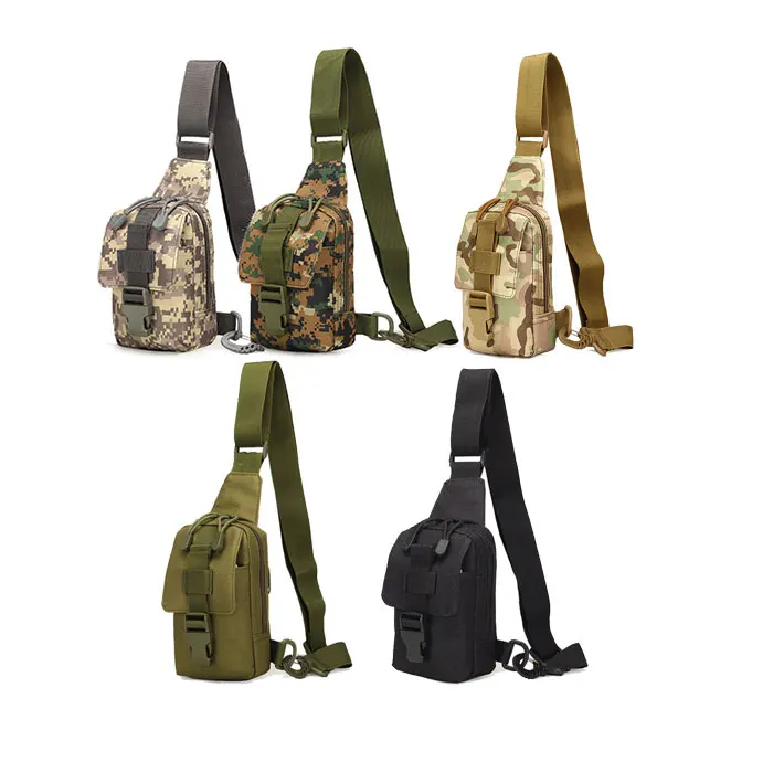 Mini Sling Bag for Men Women Small Crossbody Bag Casual Phone Chest Bag for Hiking Outdoor Sport