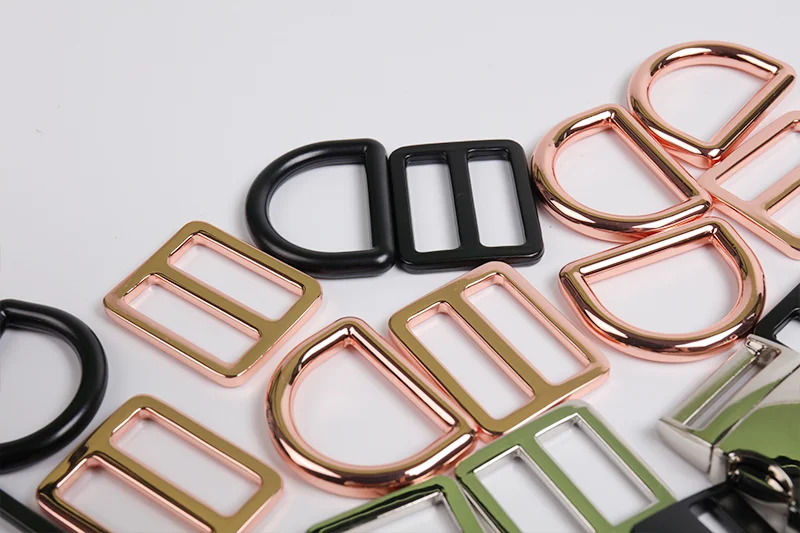 Wholesale Pet Accessories Adjustable Quick Release Zinc Alloy Rose Gold Metal Buckle Dog Collar Metal Buckle