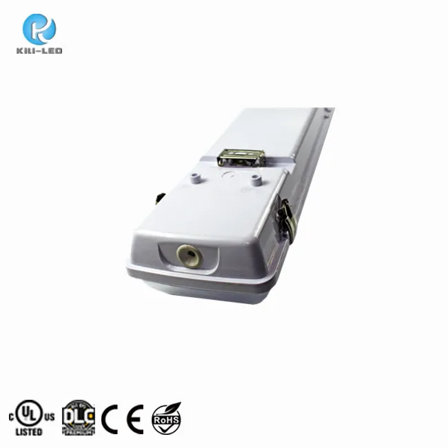 factory superior  UL DLC listed 4ft 150lm/w industrial outdoor  LED vapor tight fixture