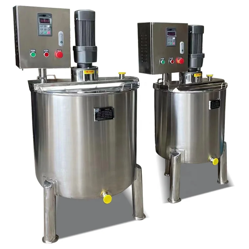 Stainless steel and low-speed anchor scraping wall mixing jacket heating mixing tank in daily chemical plant