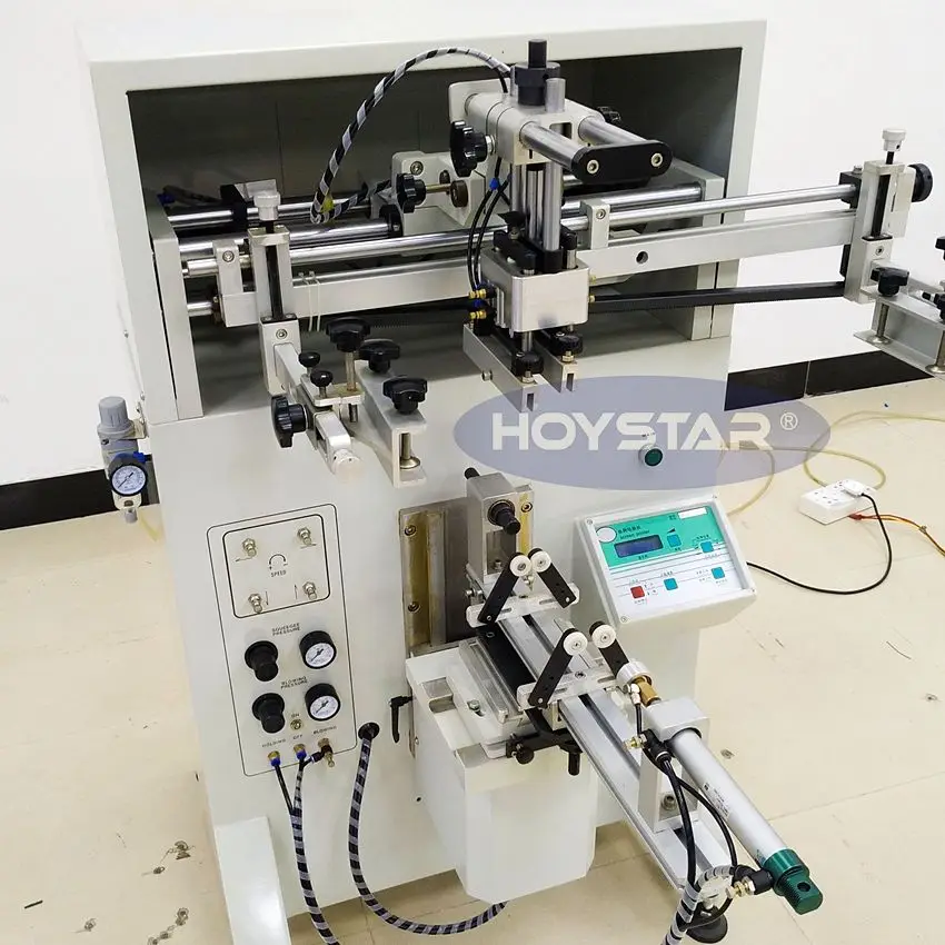 Hoystar GW-3A Plastic Bottles Cylindrical Silk Screen Printing Machine For Sales