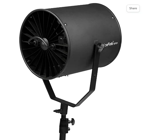 Nicefoto SF-01 Studio Wind Hair Blower Stream Fan for Fashion Portrait for photo and video