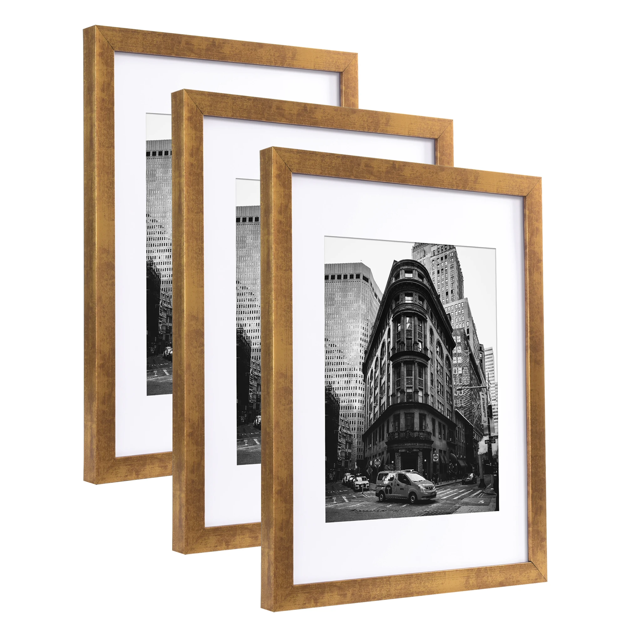 Vintage gold picture Frames Modern Wood Effect Gold Poster Photo Frame A1 A2 A3 A4 A5