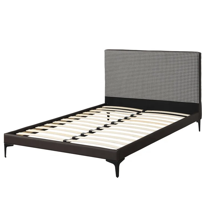 
Size Frame Luxury Joining together leather cloth art is modern and fashionable Bedding Bed 
