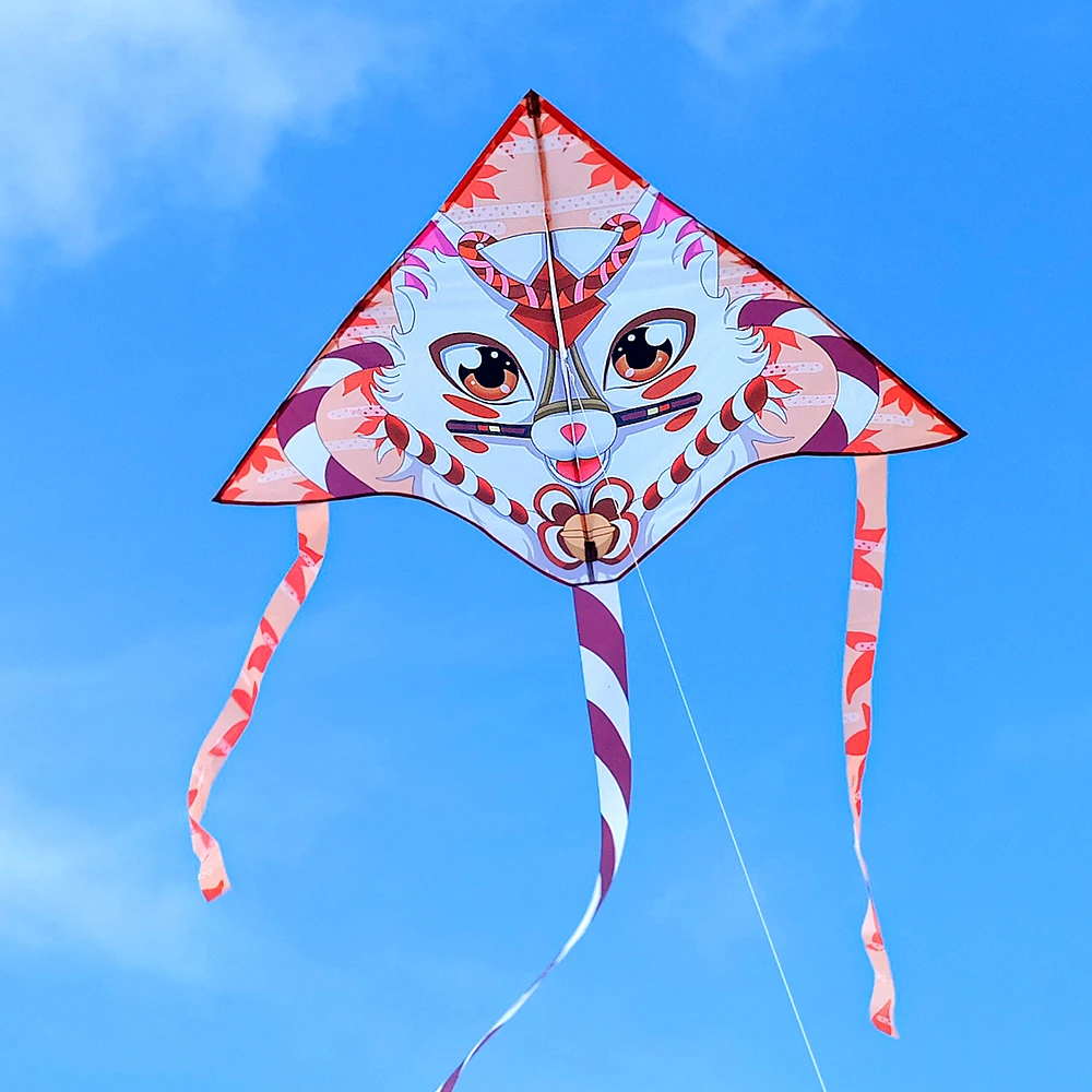 Fox Kite New Design Model Polyester Kite Fiberglass Frame Flexible and Durable Easy to Fly China OEM Customized Pantone Color