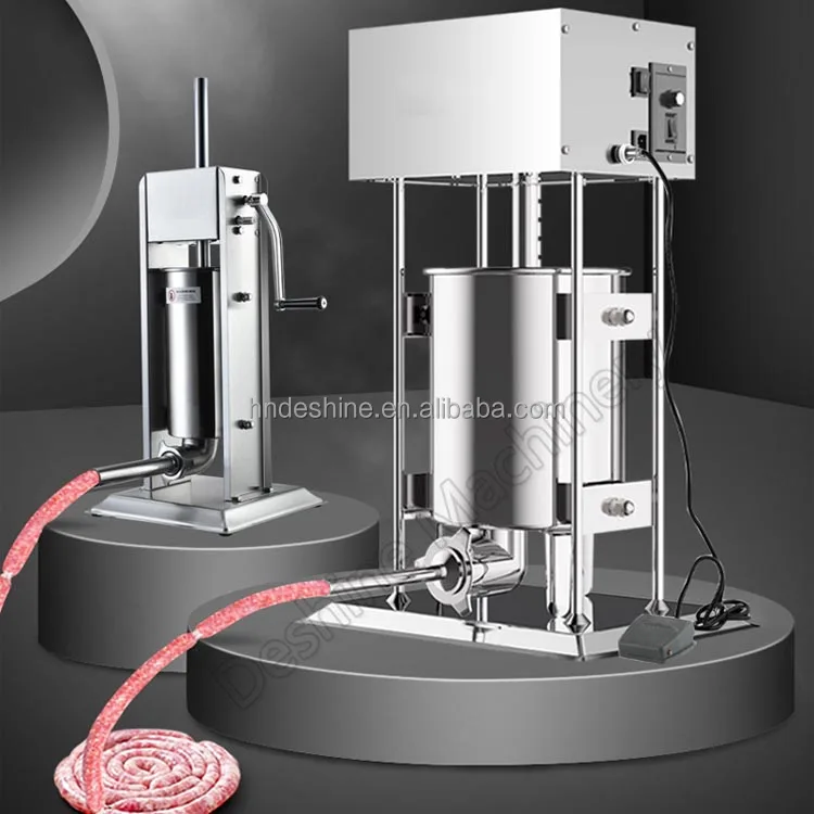 Factory price 10 liter 30liter electric sausage filler automatic industrial sausage stuffer for food equipment