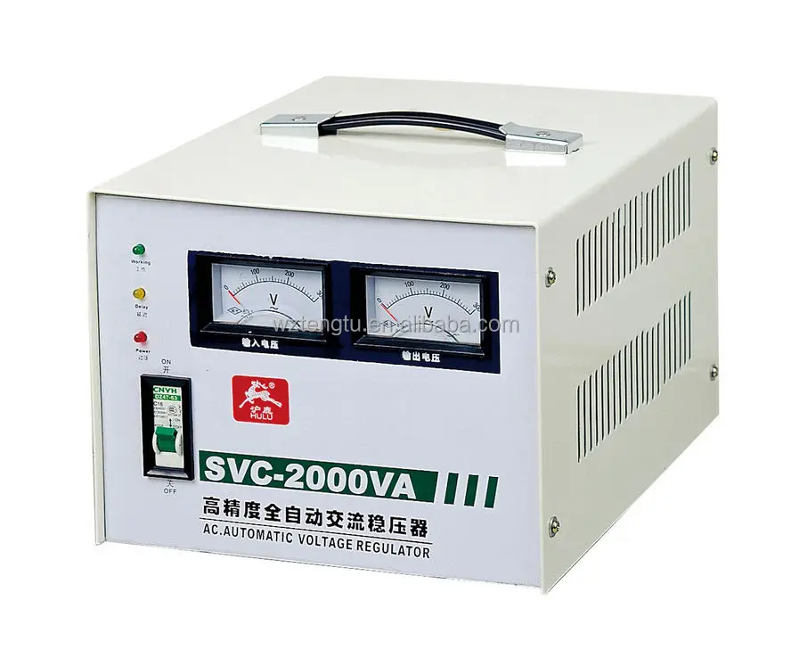 220V/110V 50Hz/60Hz LED Automatic Voltage Regulator Stabilizer SVC 1000 VA 1500VA 2000VA 3000VA 5000VA