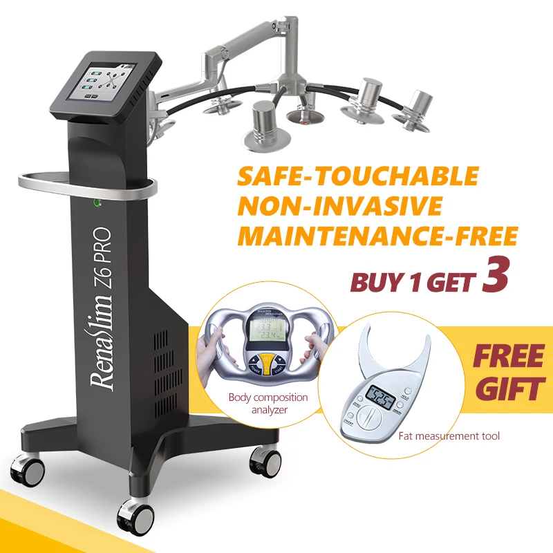 Z6 Pro, снижение жира, длина волны 532 нм, лазерный 6D лазер с зеленым светом, лазерная машина для похудения 6D