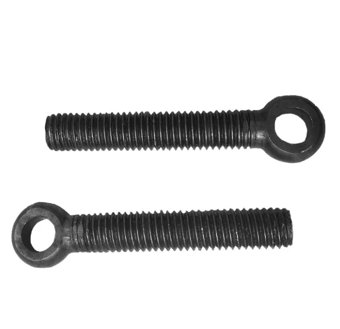 M10 Carbon Steel Black Oxide Eye/Swing Bolt Fine&Coarse Thread DIN 444