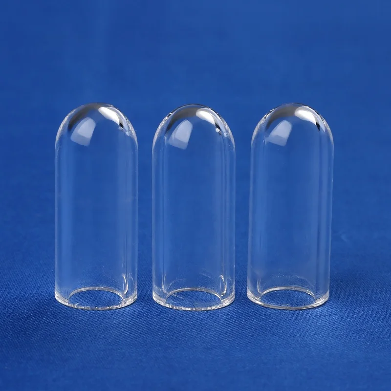 high temperature hot transparent one end closed quartz tube semiconductor fused quartz glass tube