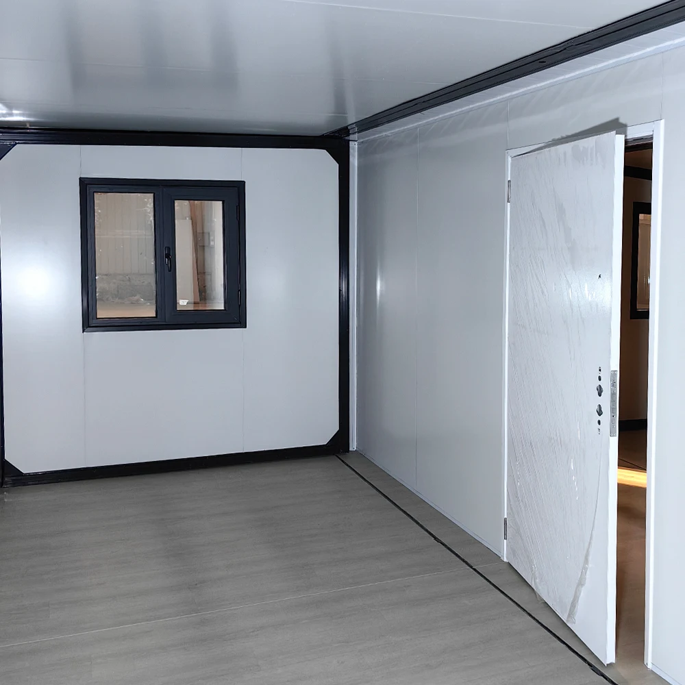 Factory Prefabricated Metal Structure Modular Mobile Tiny Homes Prefab Easy Installation Double Wing Folding House Container