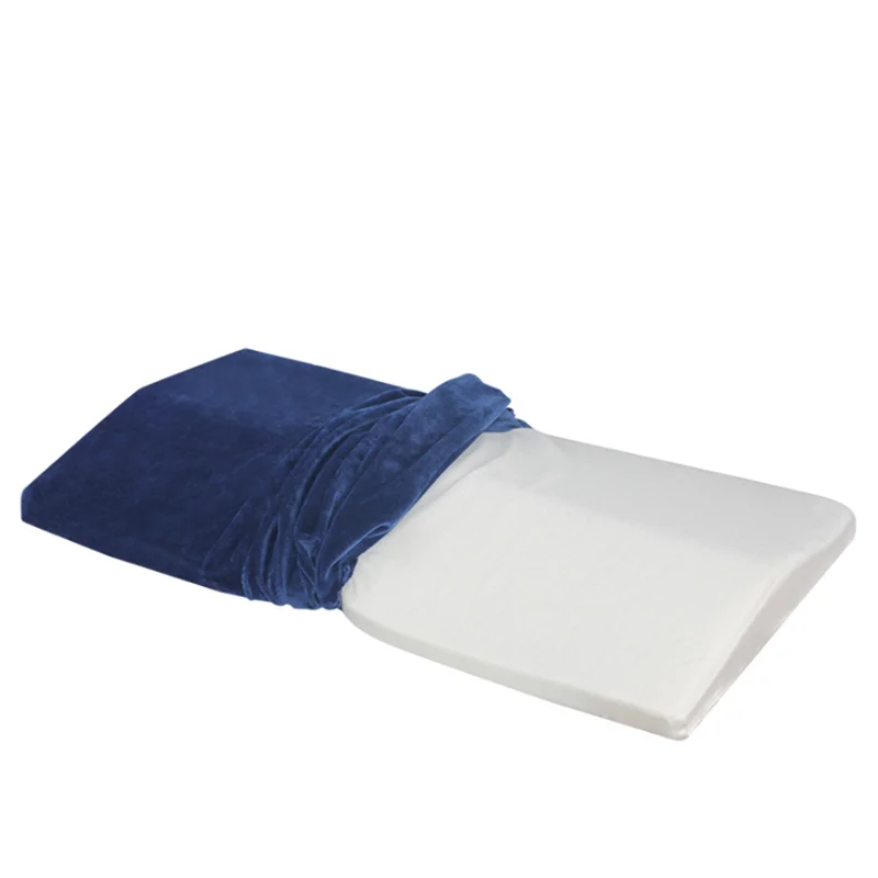 Lumbar Support Pillow for Sleeping Memory Foam Pillow for Back Pain Relief Side Back and Stomach Sleepers Triangle Pillow