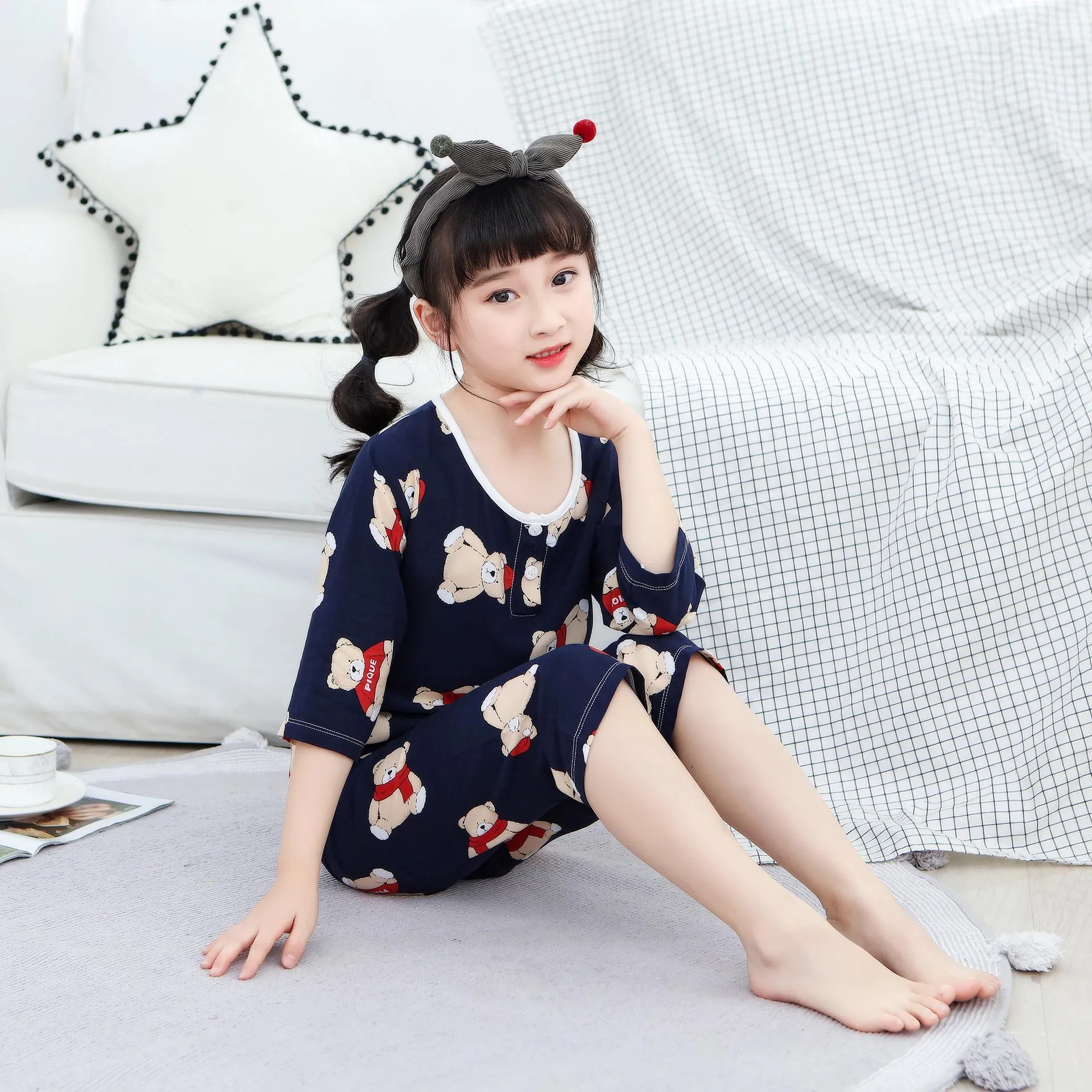 
Children aged 0-18 Girls and Boys 2pcs set clothes good quality baby clothes + pants on sale 
