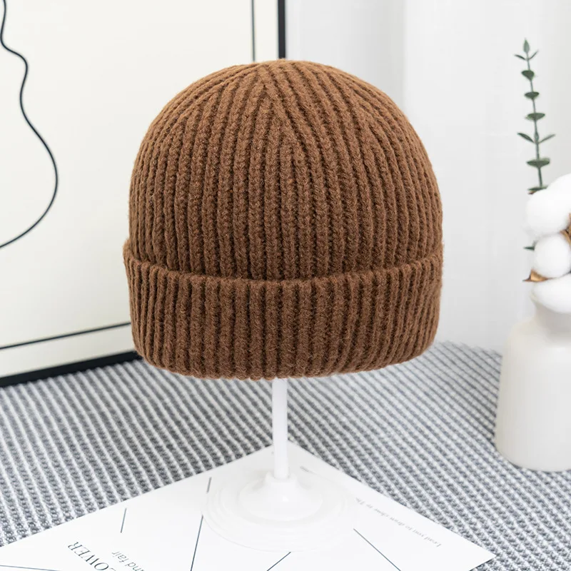 Custom Designer Beanie Knit Jacquard Beanie Hat Wholesale Warm Hat