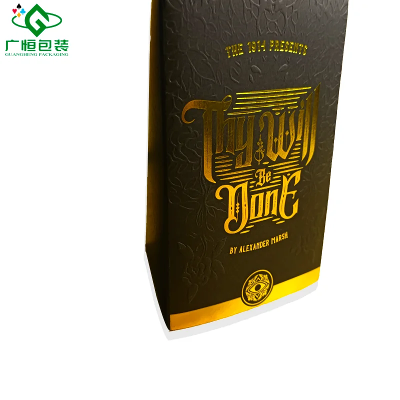 Custom design printing paper card for holidays business with personal color magic cards invitation card luxury