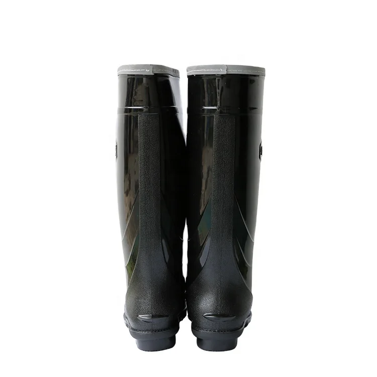 Factory cheap protective PVC anti-slip safety work mining boots  agriculture farming rain boots shoes