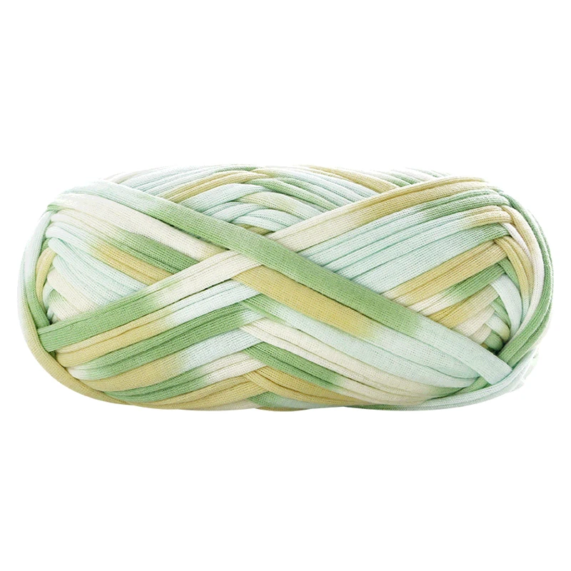 
Yarncrafts DIY T-Shirt Yarn Zpagetti Yarn Crochet Cloth Yarn handicraft home decor 