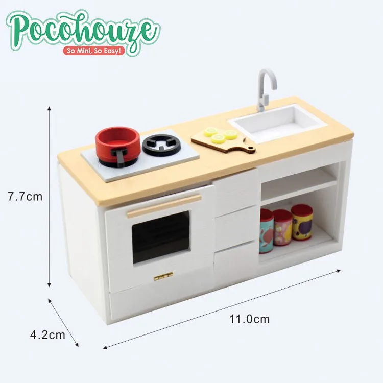 2019 Kid hot wooden mini kitchen decorative house for sale
