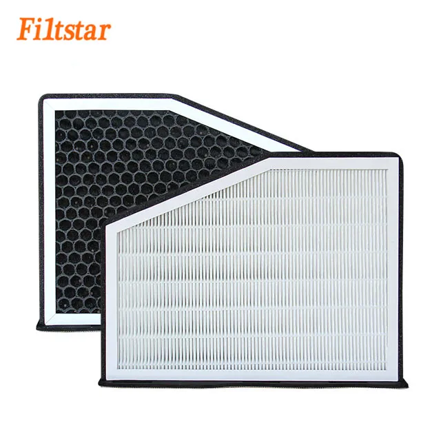 Auto Air Filter Car HEPA and Activated Carbon Filter for Car Conditioner Car Air Purifier Filter Replacement