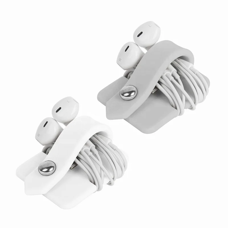 
Многофункциональный цветной силиконовый органайзер для шнура, держатель для кабеля, держатель для наушников, органайзер для наушников, подарок 