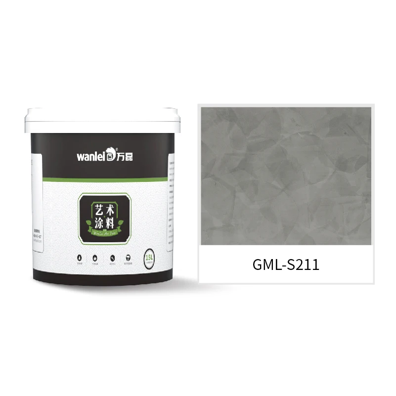 Wanlei Stucco, индивидуальные услуги, краска для бетона с эффектом цемента