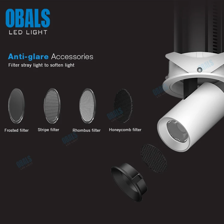 2024 New Easy Installation Cabinet Spotlight Modern Down Light 7W 12W 20W LED Ceiling Spot Light