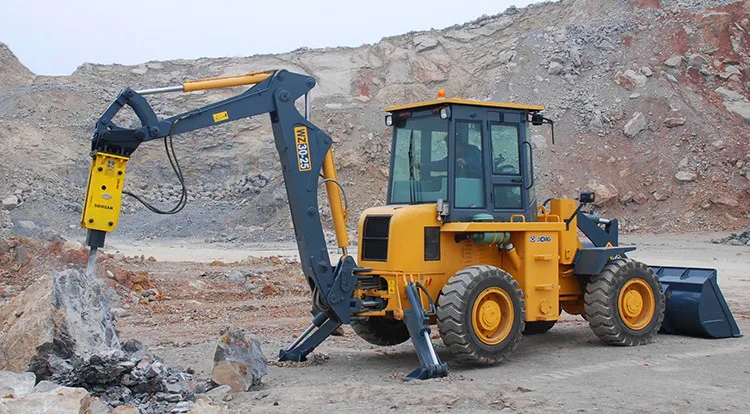 XCMG завод WZ30-25 2 5 тонный мини-4x4 Компактный трактор с погрузчика и экскаватора