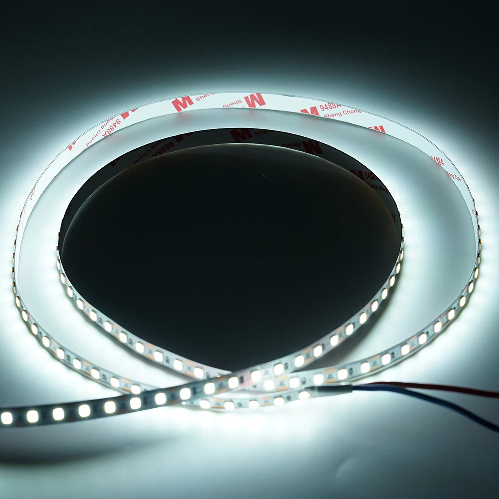 Hot selling 2024 flexible custom led strip FPCB luces ultra thin led strip Sliver 20m No Voltage Drop 24v 120LED lighting