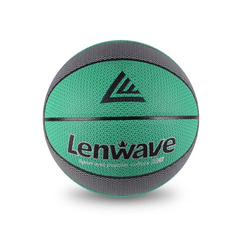 Lenwave official size 4/5/6/7/9 luminous basketball basketball training/game pvc/pu/microfiber 9panels basketball ball