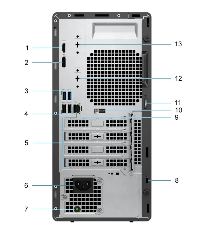 Совершенно Новый настольный компьютер Dell OptiPlex 3000 3080 Tower 3000mt с ядерным процессором i5-12500