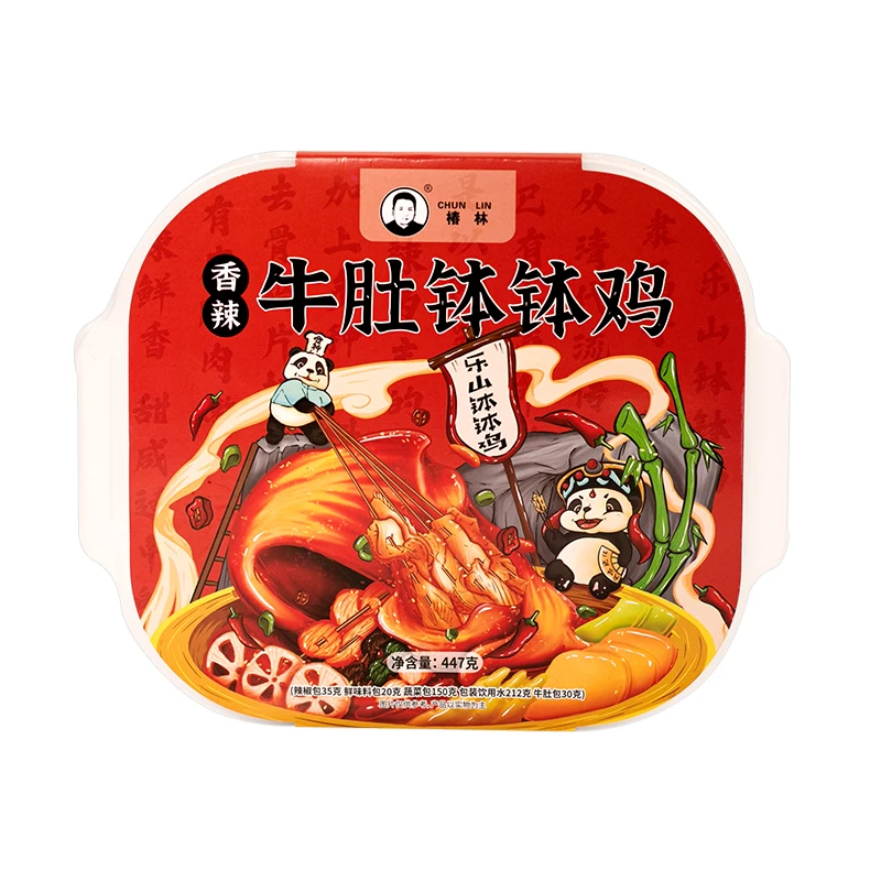 Chinese Instant Spicy Hot Pot Snacks Spicy Hot Pot bo bo Chicken with the Best Flavor