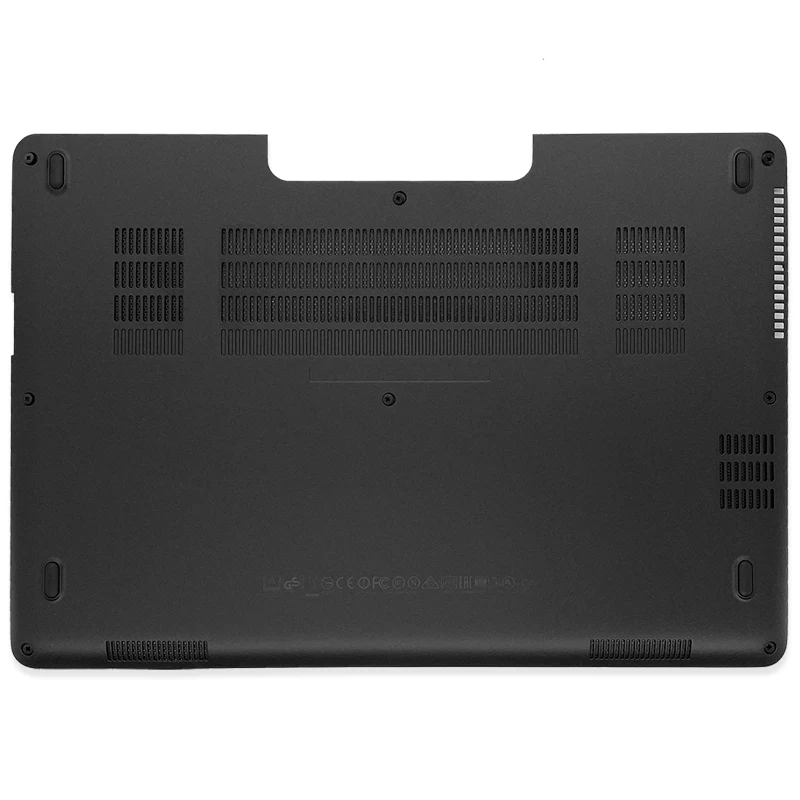 Новый нижний чехол для ноутбука DELL Latitude E7270 e7270, Нижняя крышка, петли, черная крышка