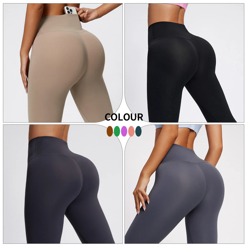 Custom Fitness Yoga Pants Workout Tights Fitness Four-Way Stretch Yoga Leggings Tight Scrunch Butt Lift Yoga Leggings