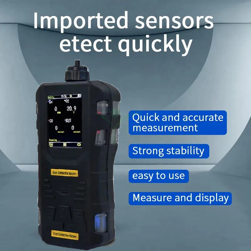 combustible gas detector, helium leak detector, oxygen gas analyzer