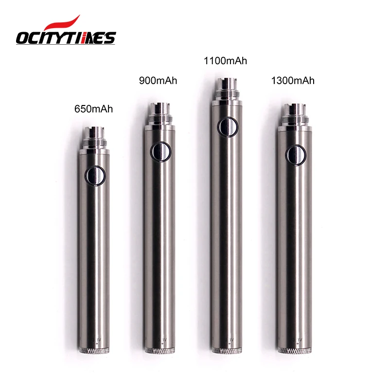 Ocitytimes cbd vaporizer 650mAh 900mAh 1100mAh vape battery EVOD Twist