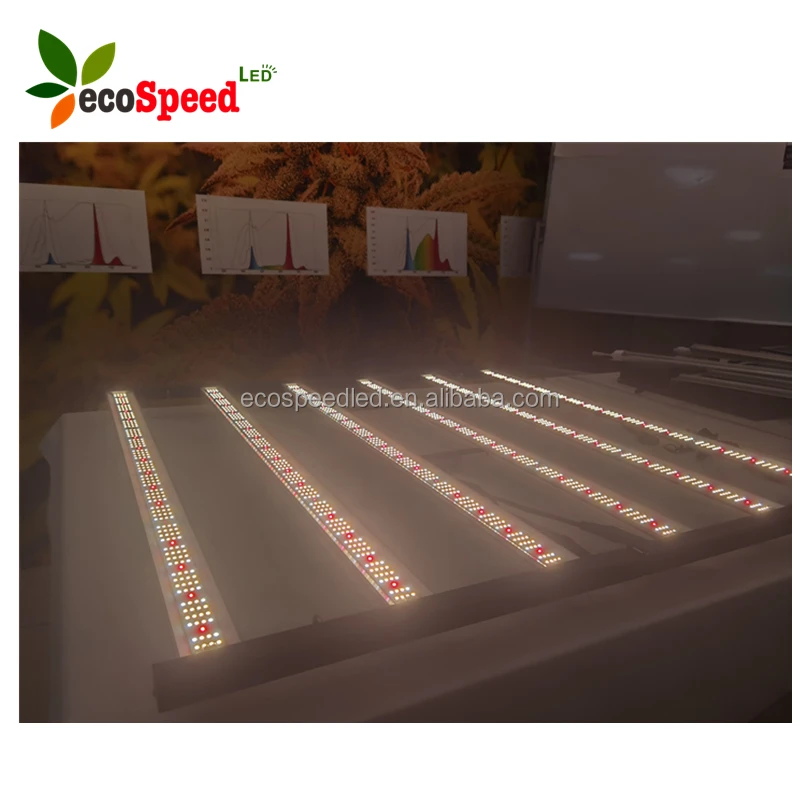 Hydroponics Full spectrum EcoSpeed 1000w 1200w 3000k 6500k 660nm 730nm IR UV Led Grow Light Bar for  indoor plants