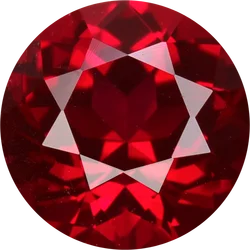 Thriving Gems Natural ruby rtone loose gemstone red color price per carat round brilliant shape diamond cut
