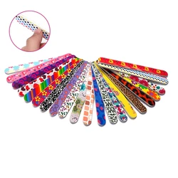 Professional Custom  Logo Printed Emery Board Nail Files Disposable Nail File 100/180
