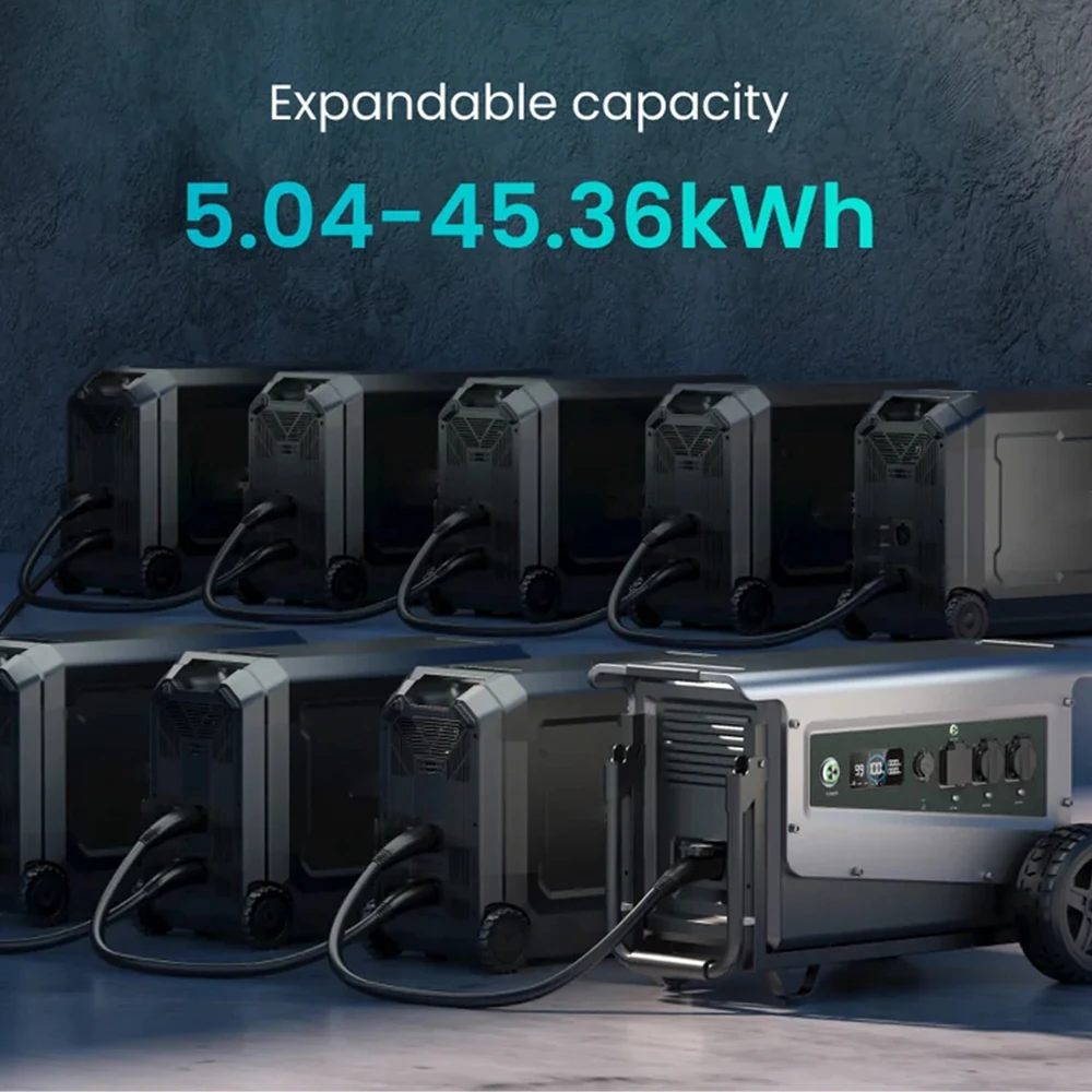 Generador Solar 5000W Portable Solargenerator Powerstation EU 5KW Backup Power Emergency Portable Rechargeable Power Station