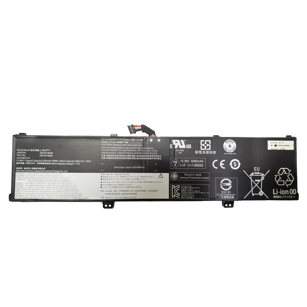 L19C4P71 battery laptop for Lenovo 5B10X19048 5B10X19050 L19M4P71 for ThinkPad P1 3rd Gen Notebook batteries