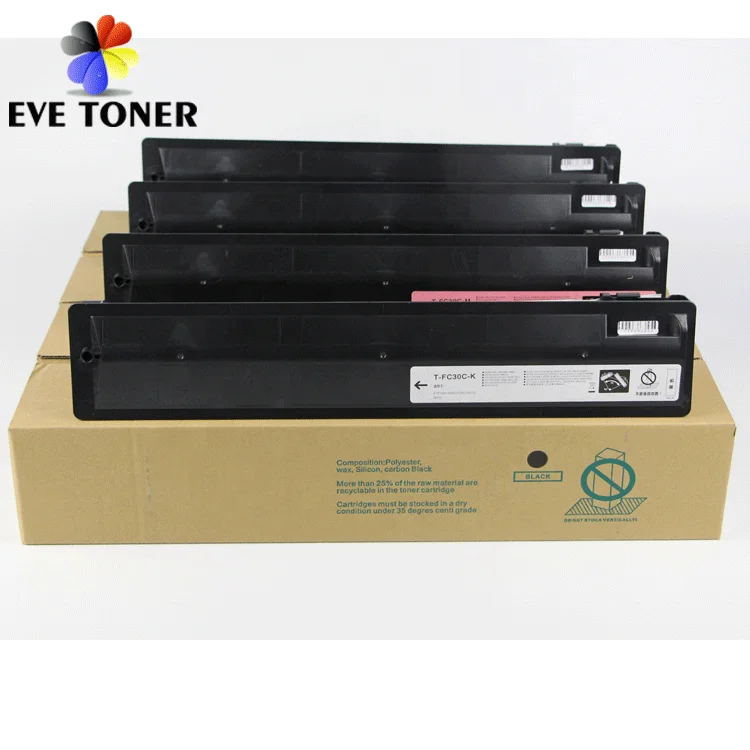 Compatible toshiba photocopier toner TFC30 for e-Studio 2050C 2051C 2550C 2551C