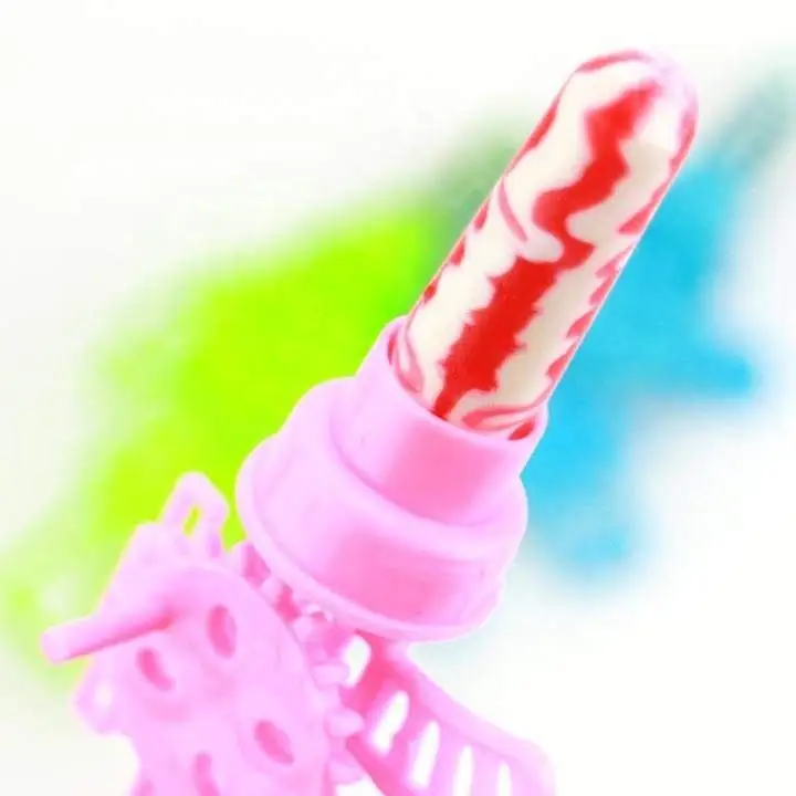 Stock Available Halal Hand Rotation Sweet Colourful Fruity Flavor toy Lollipop Hard Candy