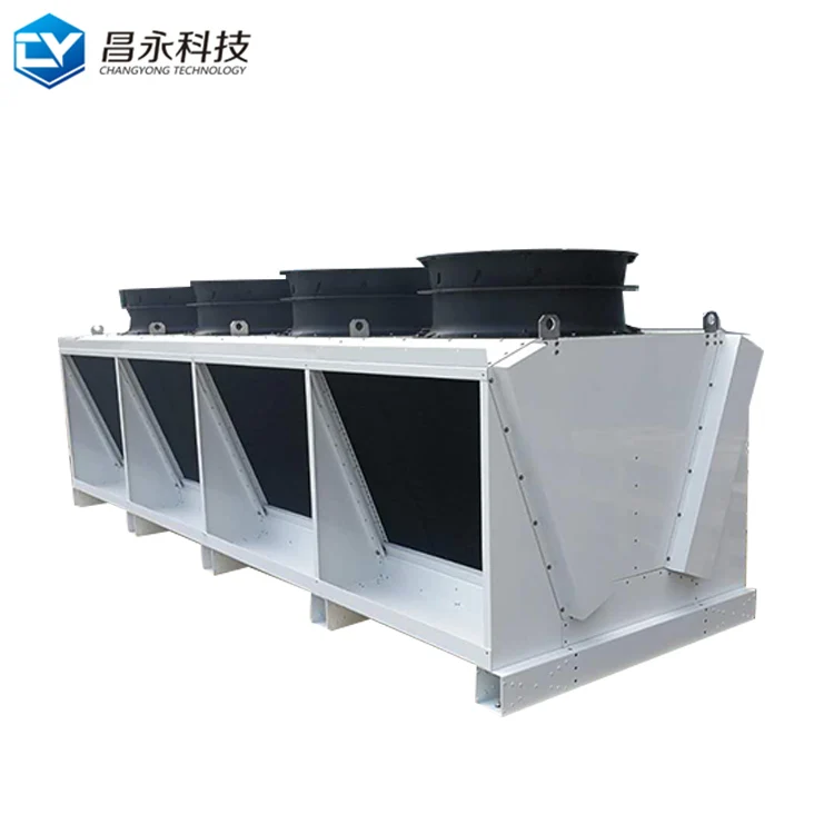 Widely used in electric power and industrial production copper tube aluminum fin heat exchanger