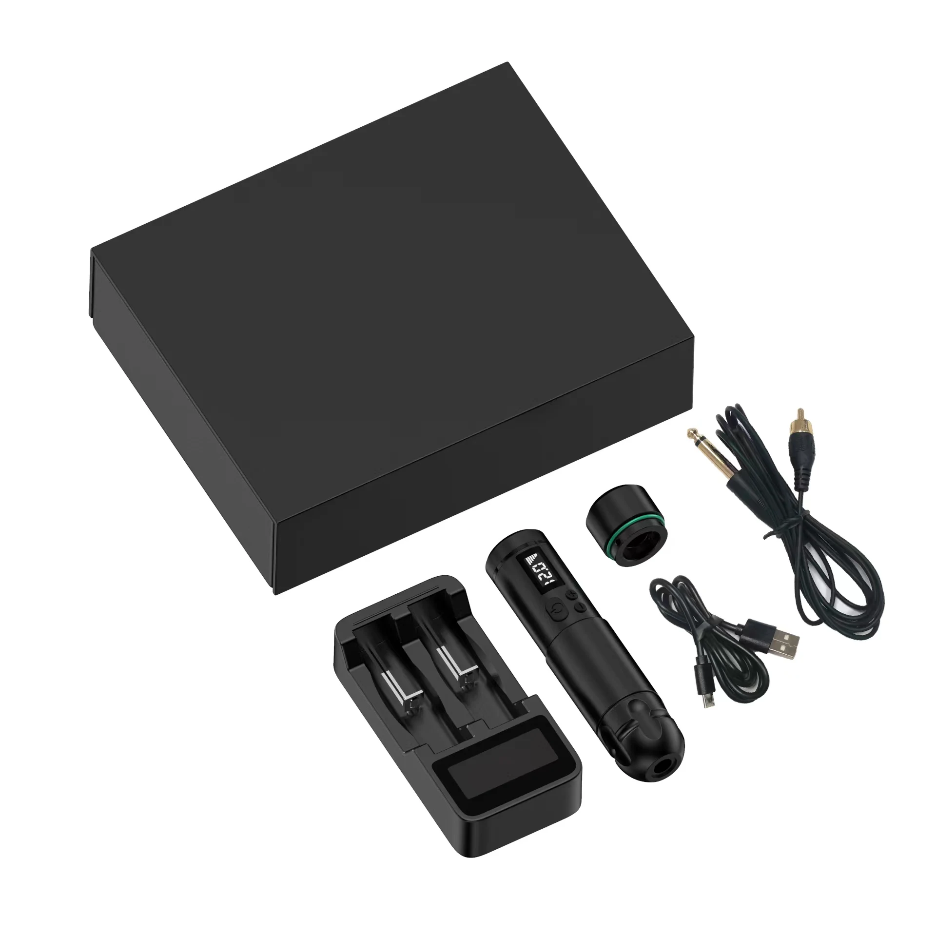 Лидер продаж, профессиональная и мощная Беспроводная Машинка для татуировок, боди-арт с аккумулятором, цифровой тату-пистолет для тату-мастеров