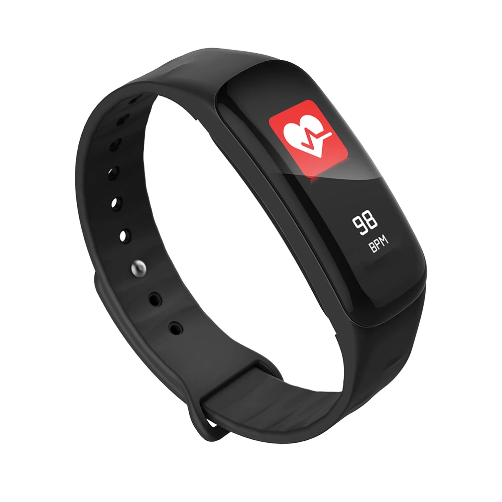 Водонепроницаемый IP67 фитнес-трекер Smart band с красочным экраном Шагомер монитор сердечного