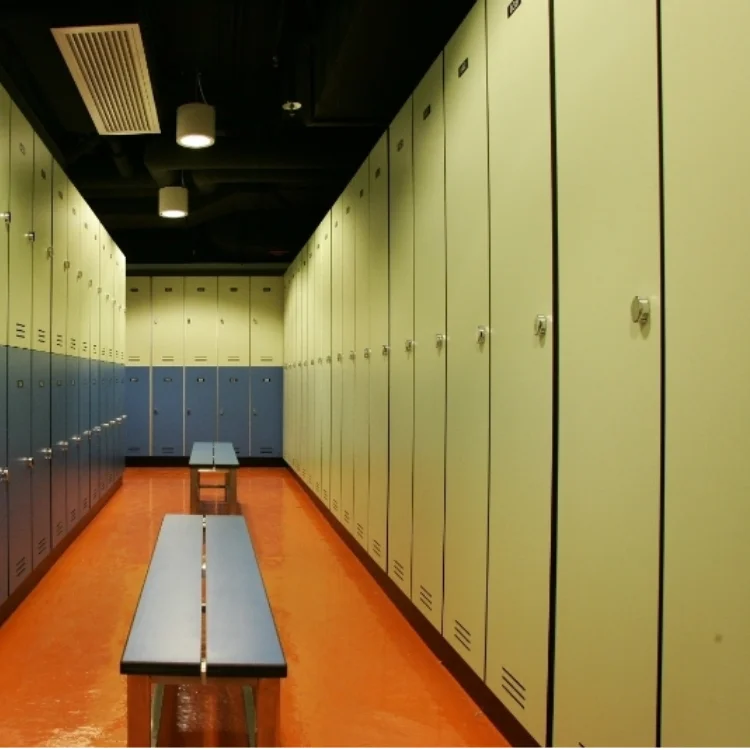 American High School Storage Lockers Waterproof Compact Grade Laminate Locker