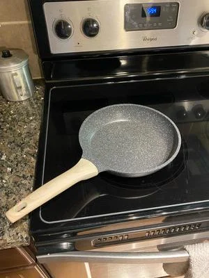 Mini Egg Fried Non-stick Marble Cookware Frypan with Induction Bottom Aluminum Alloy Die Casting Skillet